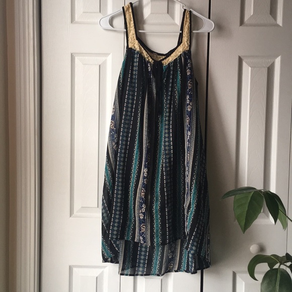 Free People Dresses & Skirts - Free People Floral Striped Dress With POCKETS